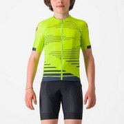 CASTELLI ( �J�X�e�� ) �����W���[�W AERO KID JERSEY ( �G�A�� �L�b�Y �W���[�W ) �G���N�g���b�N���C��/�x���W�����u���[ 6A