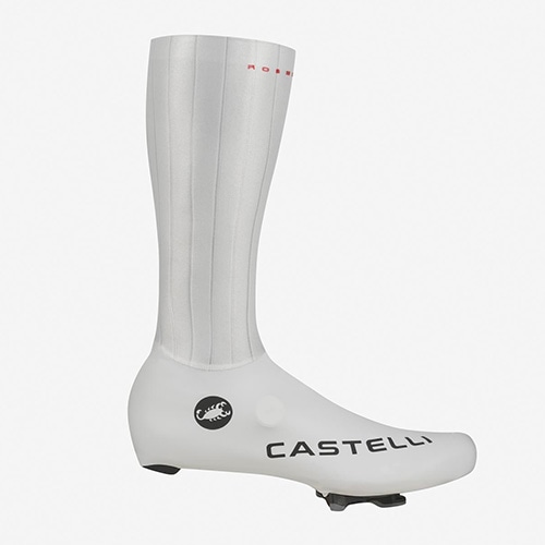CASTELLI ( �J�X�e�� ) �V���[�Y�J�o�[ FAST FEET 4 TT SHOECOVER ( �t�@�X�g �t�B�[�g 4 TT �V���[�Y�J�o�[ ) �z���C�g L ( 26.5-27.0cm )