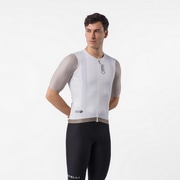 CASTELLI ( �J�X�e�� ) �����W���[�W CORRETTO JERSEY ( �R���b�g �W���[�W ) �A�C�{���[/�N���C-�u���b�N M