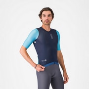 CASTELLI ( �J�X�e�� ) �����W���[�W CORRETTO JERSEY ( �R���b�g �W���[�W ) �x���W�����u���[/�l�I���R�o���g-�z���C�g S