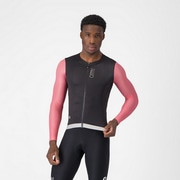 CASTELLI ( �J�X�e�� ) �����W���[�W CORRETTO LS JERSEY ( �R���b�g �����O�X���[�u�W���[�W ) �u���b�N/���[�U�W��-�V���o�[���[�� M