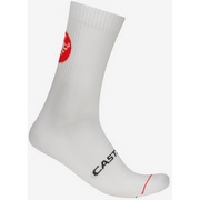 CASTELLI ( �J�X�e�� ) �\�b�N�X ENTRATA 18 SOCK ( �G���g���[�^ 18 �\�b�N�X ) �z���C�g L/XL (25.0-26.5cm)