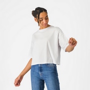 CASTELLI ( �J�X�e�� ) �s�V���c�E�J�W���A���E�F�A LOGO W TEE ( ���S �E�B�����Y �e�B�[ ) �z���C�g S ���f�B�[�X