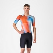 CASTELLI ( �J�X�e�� ) �g���C�X�[�c FREE SANREMO 3 SUIT SHORT SLEEVE ( �t���[ �T������ 3 �X�[�c �V���[�g�X���[�u ) �p�v���J/�E�B���^�[�X�J�C-�u���b�N M