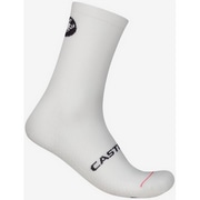 CASTELLI ( �J�X�e�� ) �\�b�N�X SCORPION LOGO 15 W THERMAL SOCK ( �X�R�[�s�I�� ���S 15 �E�B�����Y �T�[�}���\�b�N�X ) �z���C�g L/XL ( 24.5-25.5cm )