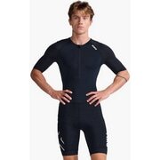 2XU ( ツータイムズユー ) トライスーツ CORE SLEEVED TRISUIT ( コア スリーブ トライスーツ ) ブラック/ホワイト M