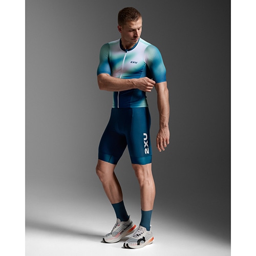 2XU ( �c�[�^�C���Y���[ ) �g���C�A�X�����E�F�A AERO HEX SLEEVED TOP ( �G�A�� �w�b�N�X �X���[�u �g�b�v ) JLM/MAJ XL