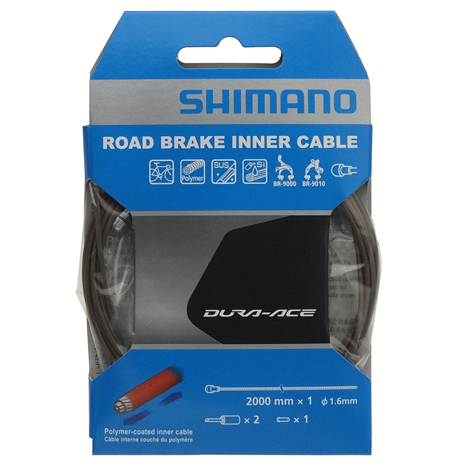 SHIMANO(シマノ)BC-9000ポリマーコーティングブレーキケーブルセット ブラック | 自転車・パーツ通販 | ワイズロードオンライン