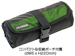 TIOGA ( タイオガ ) 縦型輪行袋 フレックスポッド ブラック / グリーン