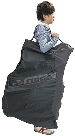 TIOGA ( タイオガ ) 縦型輪行袋 フレックスポッド プラス ブラック / ダークグレイ