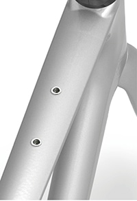 トップチューブのマウントポイント