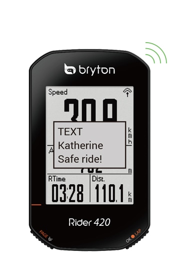 BRYTON ( ブライトン ) GPS サイクルコンピューター RIDER420E 本体