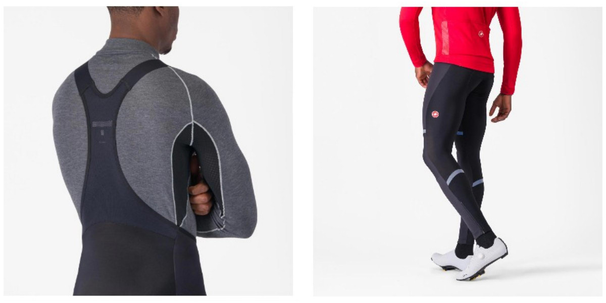 Castelli Mサイズ ビブタイツ ブラック/ホワイト CASTELLI ( カステリ ) ビブタイツ POLARE 4 BIBTIGHT