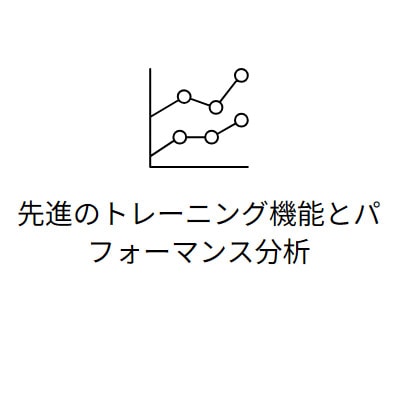 先進のトレーニング機能とパフォーマンス分析
