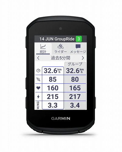 GARMIN ( ガーミン ) サイクルコンピューター 本体 EDGE 550