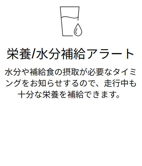 栄養/水分補給アラート