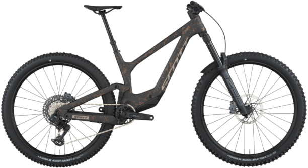 carbon black/crackle bronze