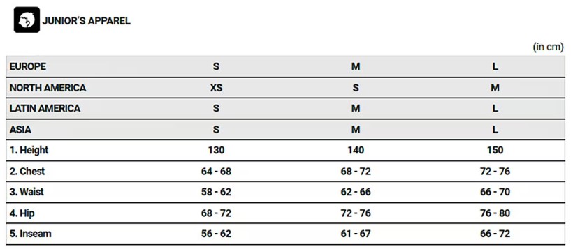 サイズチャート画像