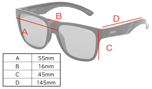 SMITH ( スミス ) サングラス LOWDOWN 2 BLK ( ローダウン 2 ) X-LIGHT