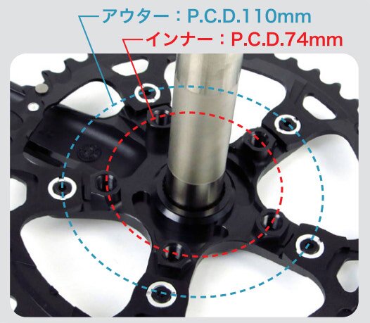 SUGINO ( スギノ ) クランク・クランクセット OX2-901D ブラック 48/32T 165mm | 自転車・パーツ・ウェア通販 |  ワイズロードオンライン