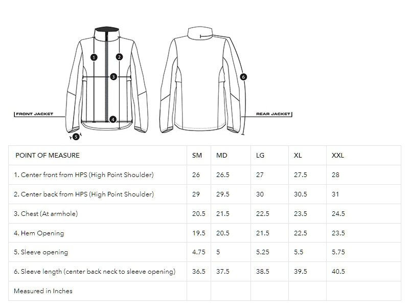 サイズチャート画像