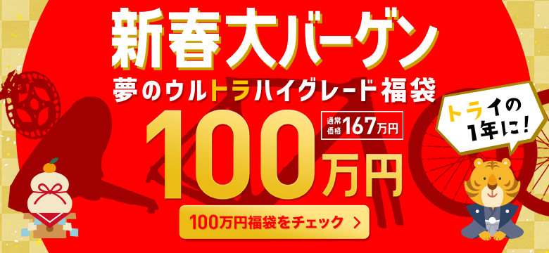 新春大バーゲン100万円福袋